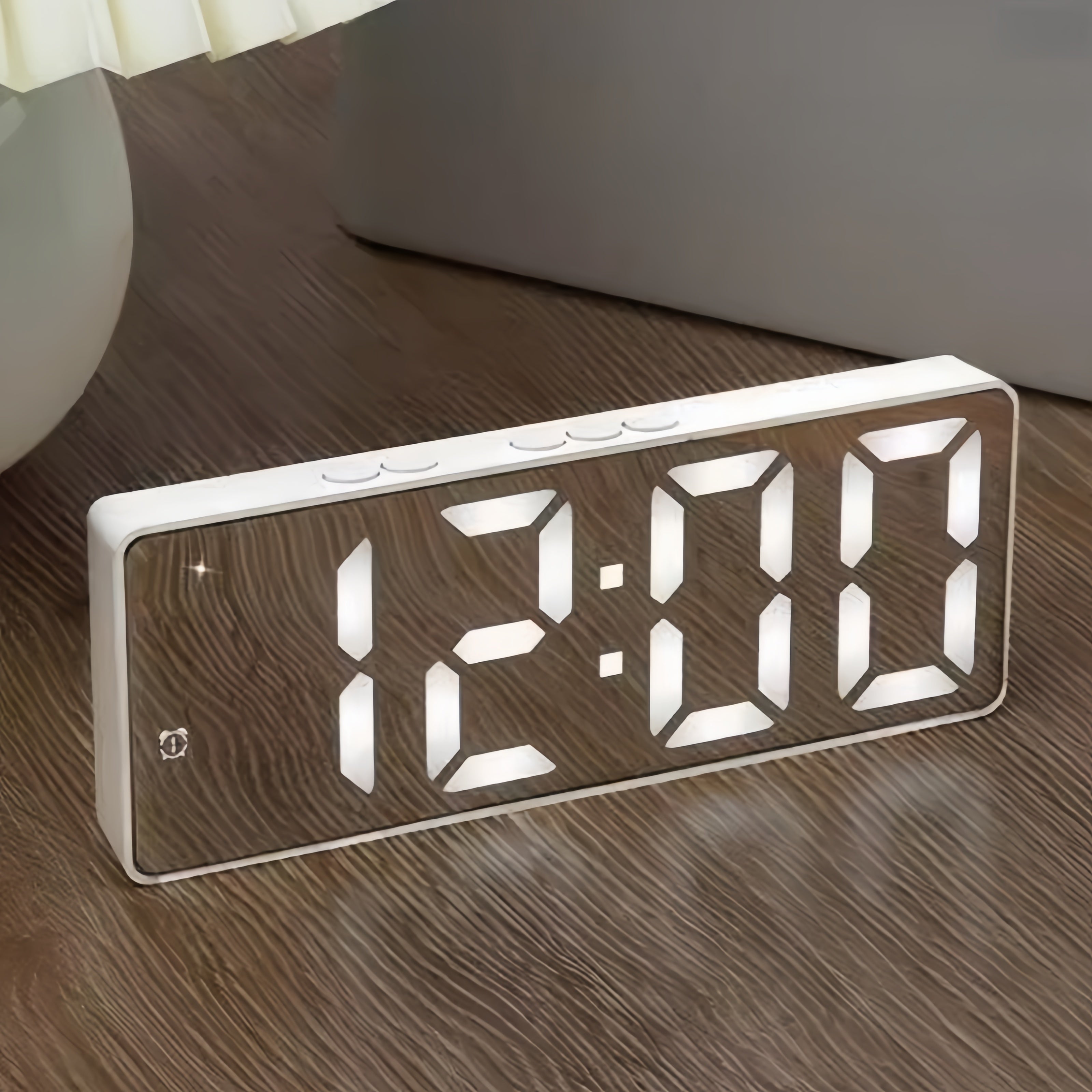 LED Sunrise Alarm Clock Adjustable Brightness & Snooze Function