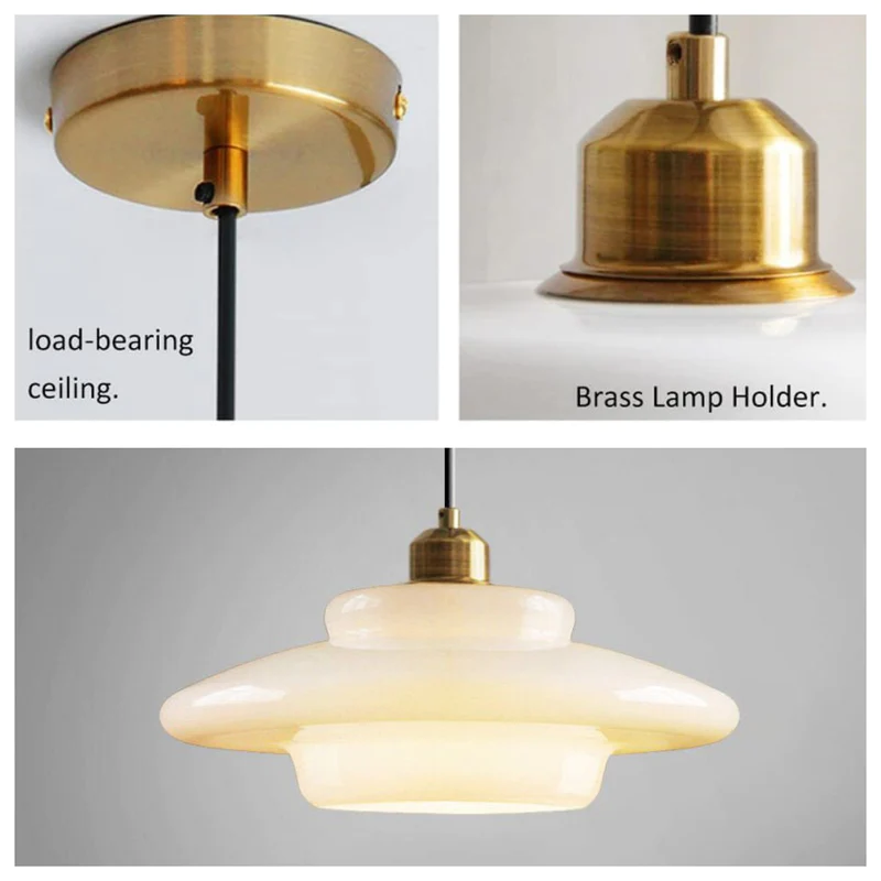 Modern Nordic Glass Style Pendant Light for Living Room