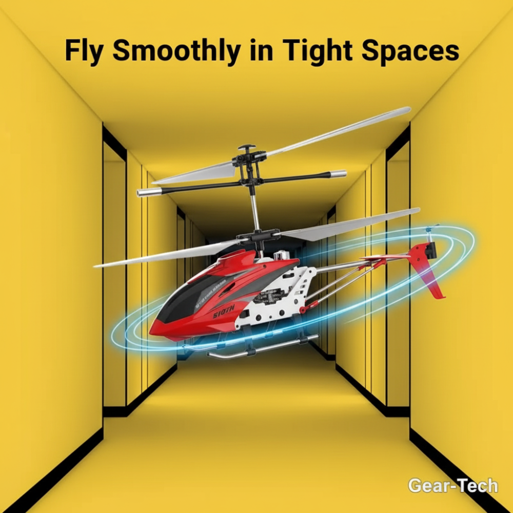 Mini RC Helicopter Indoor Stable Flight Toy with Gyro Control