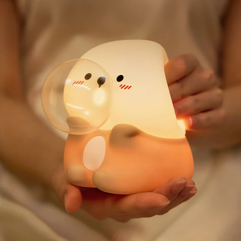 Tap Buddies Table Lamp Light Adorable Touch-Control Bedside Lamp