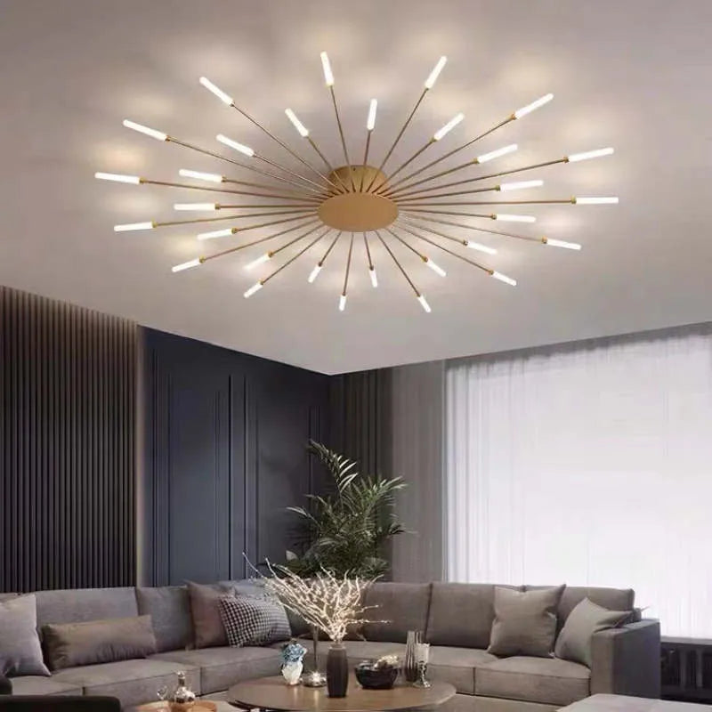NovaLume Plafondlamp in Vuurwerkdesign