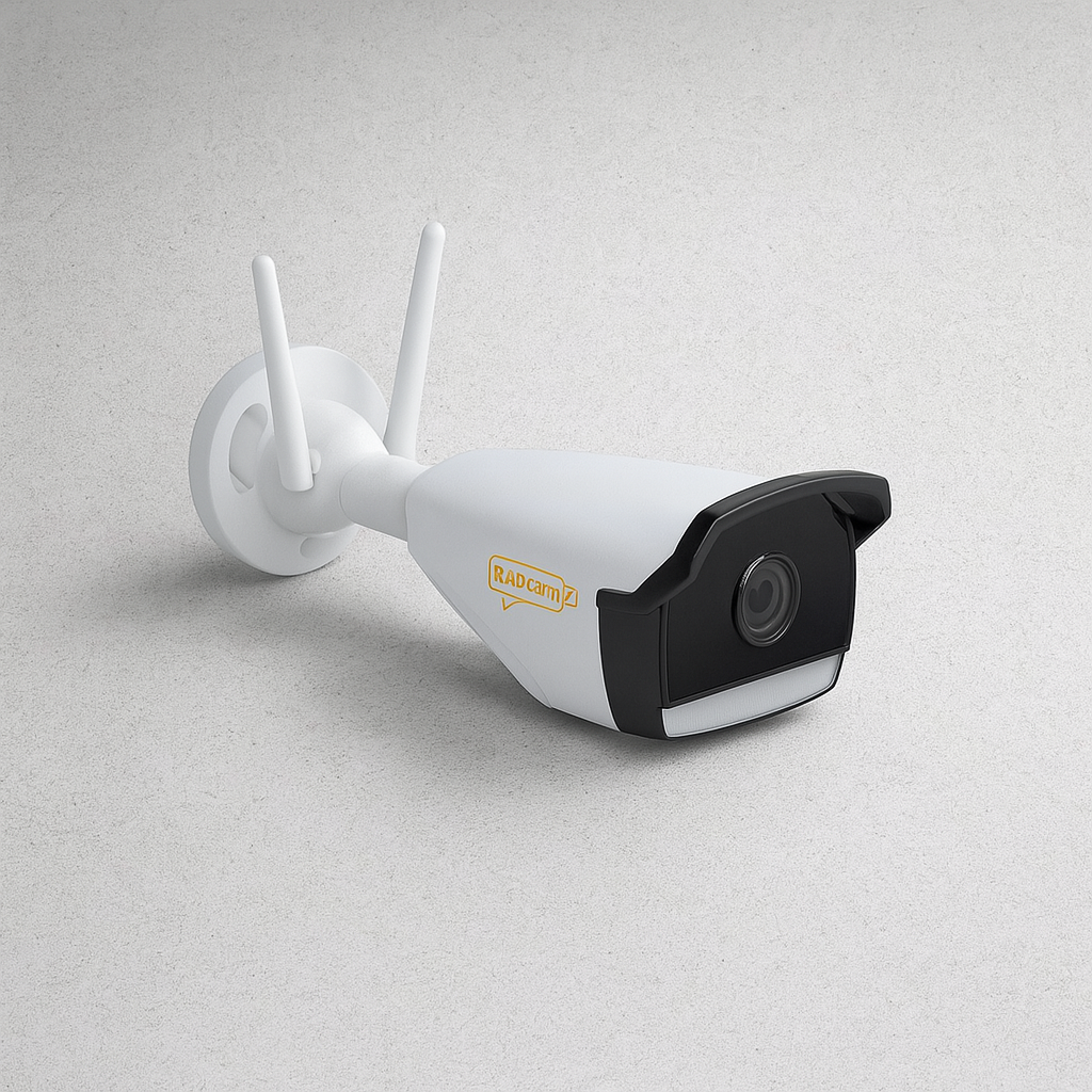 Smart outdoor camera with voice function and facial recognition