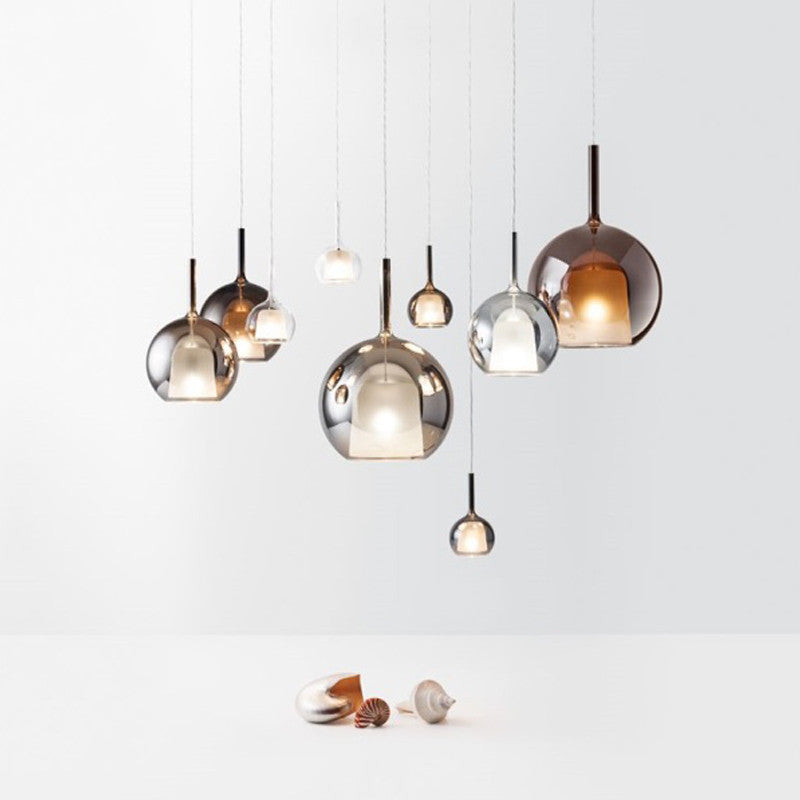 Nordic Glass Pendant Light for Living Room