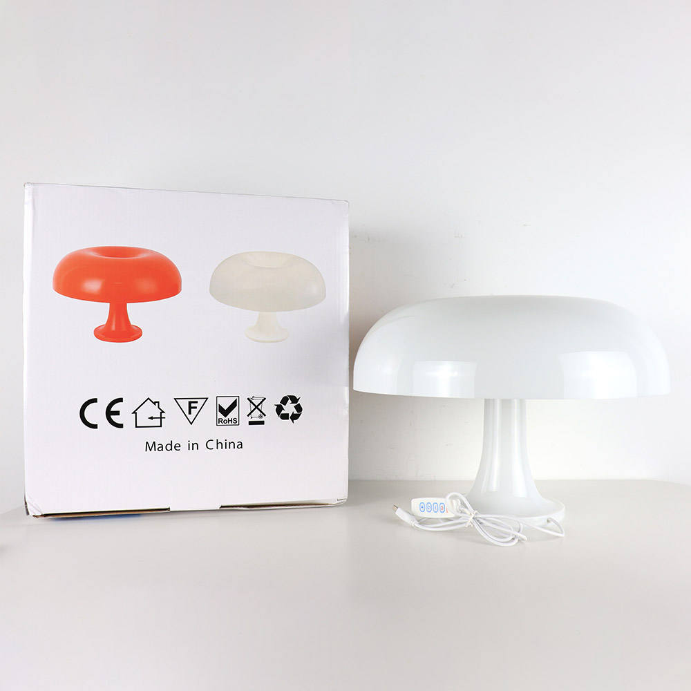 Mushroom-Shaped Minimalist Bedside Lamp in Nordic Mid-Century Style