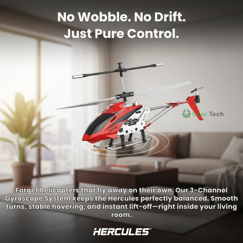 Mini RC Helicopter Indoor Stable Flight Toy with Gyro Control