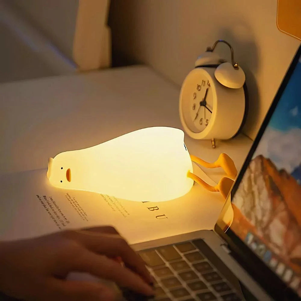 Tap Buddies Table Lamp Light Adorable Touch-Control Bedside Lamp