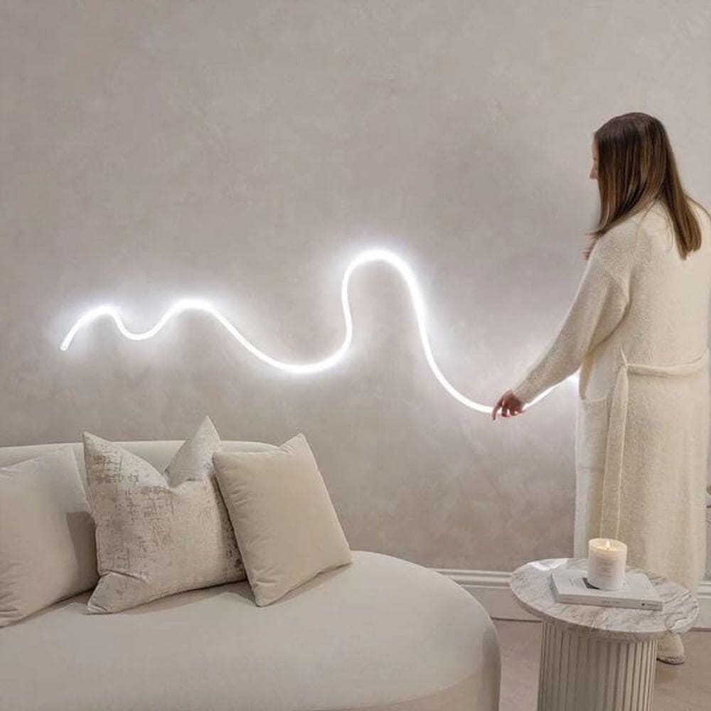 LED Mood Light Strip with Remote-Controlled Lighting