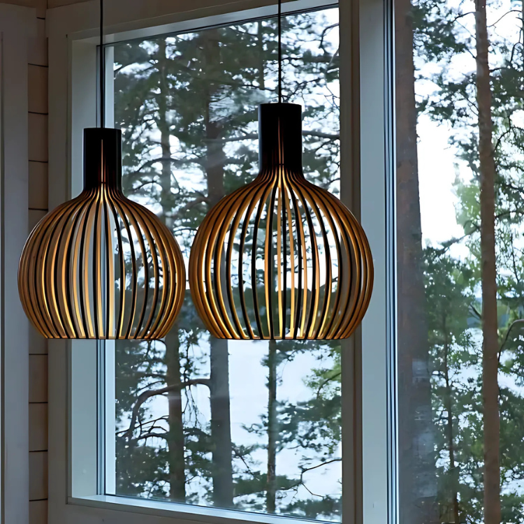 Pendant Light Bamboo Natural Ceiling Fixture