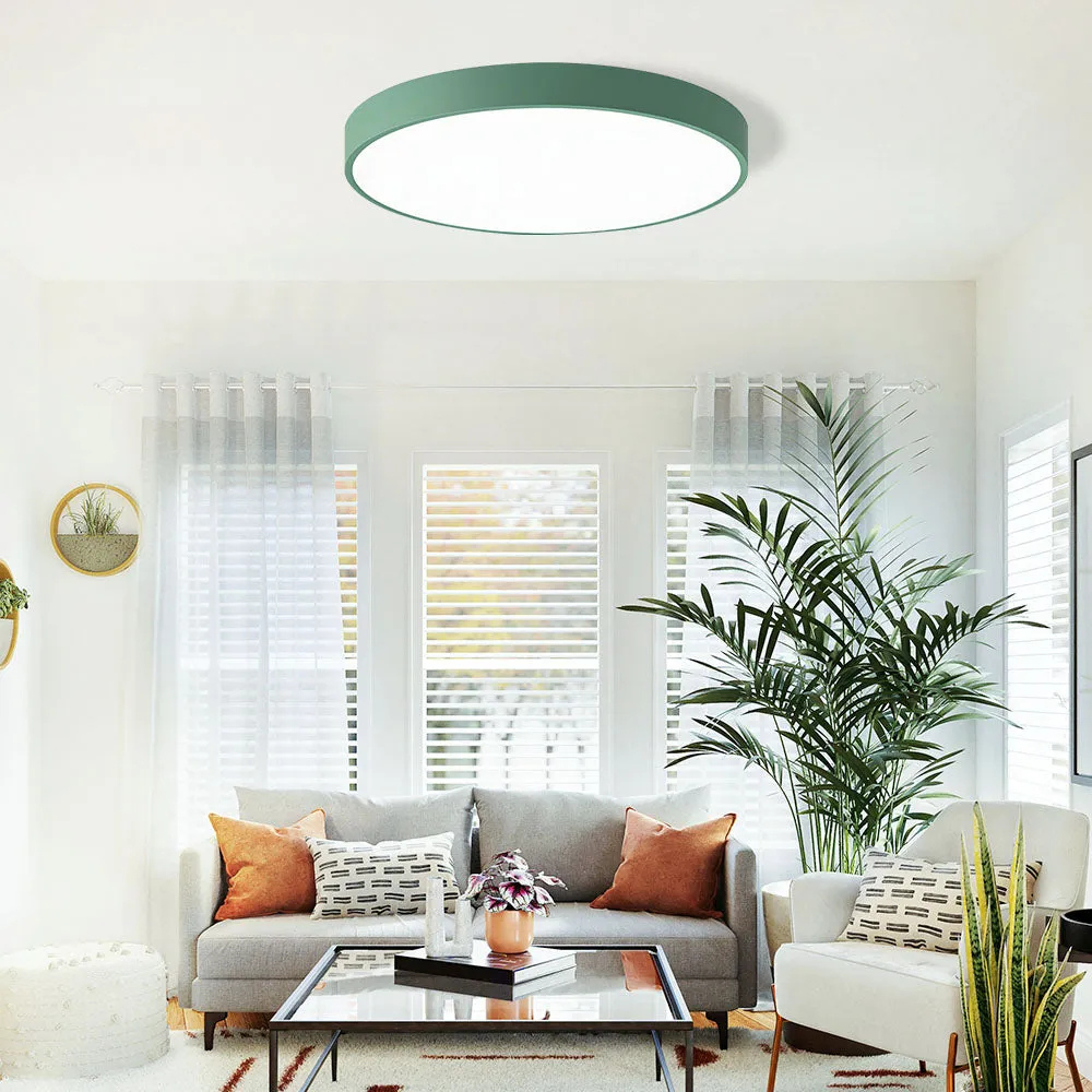 Bedroom Minimalist Flush Mount Ceiling Light Nordic Circular Design