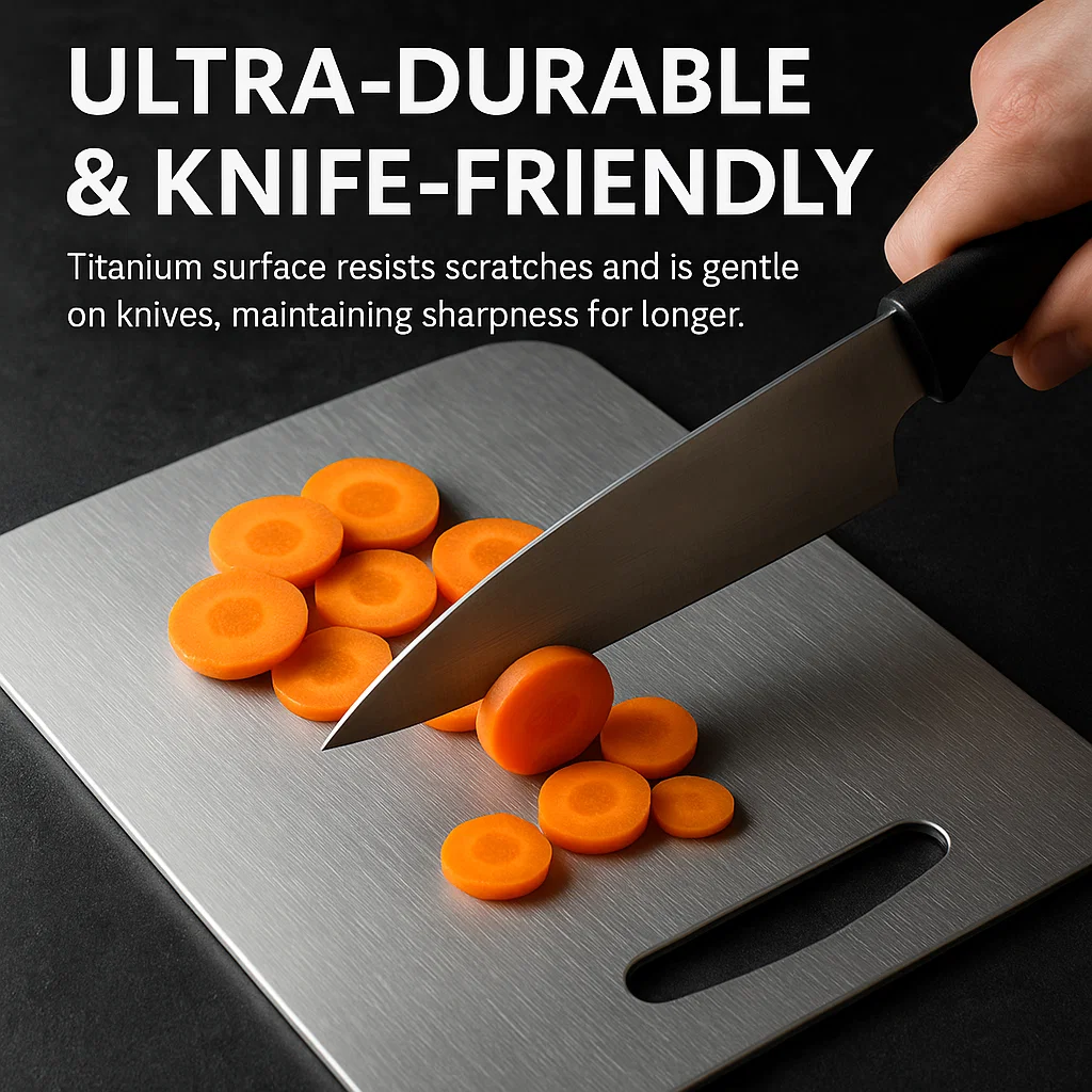 Professional Kitchen Cutting Board Odour-Resistant, Knife-Friendly Food Prep Board