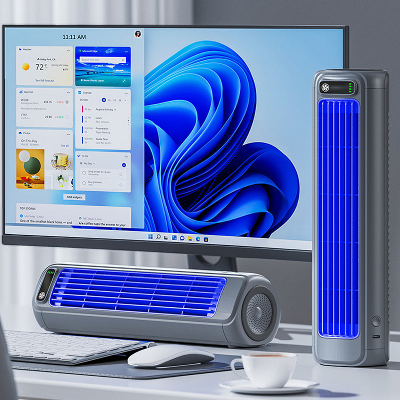 3-in-1 Rechargeable Portable Air Cooler Fan