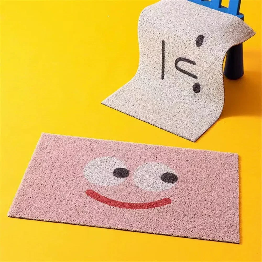 Emoji Mood Door Mat Playful Front Door Decor in Multiple Designs