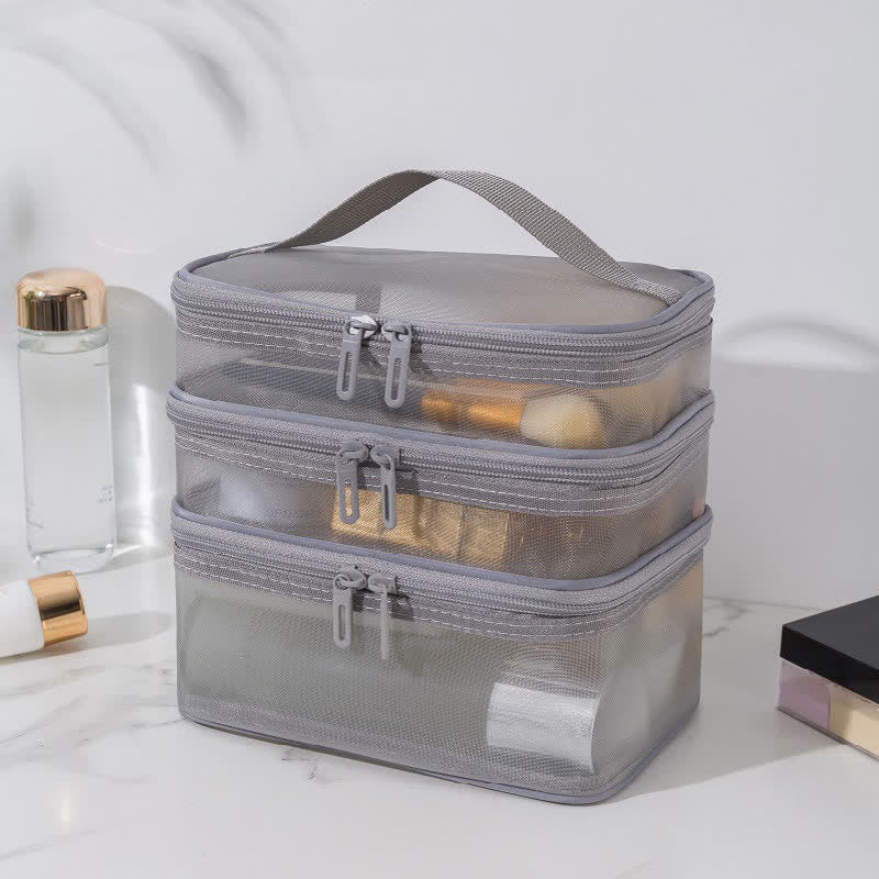 Mesh Storage Bag Hanging Organizer for Bathroom
