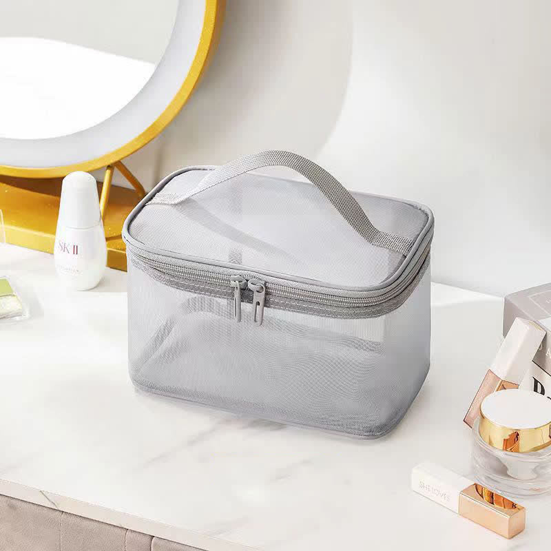 Mesh Storage Bag Hanging Organizer for Bathroom