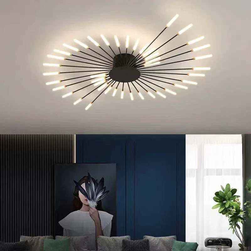 NovaLume Plafondlamp in Vuurwerkdesign