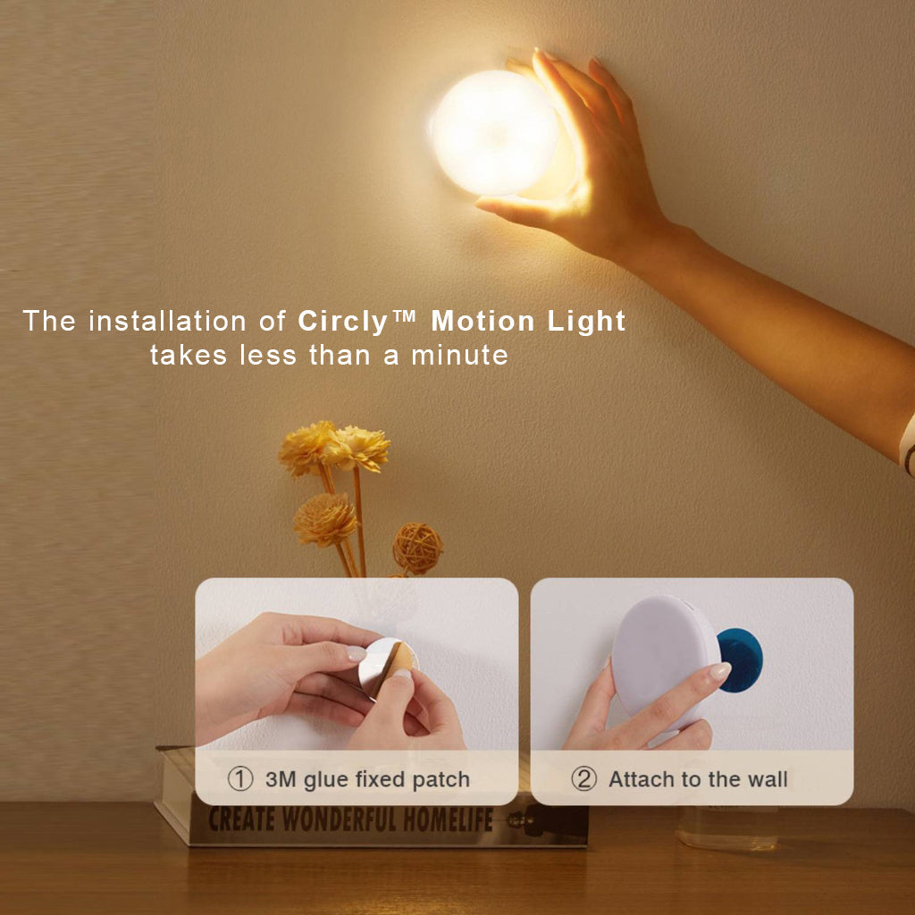 Circle Motion Sensor Light Energy-Saving Automatic Home Lighting