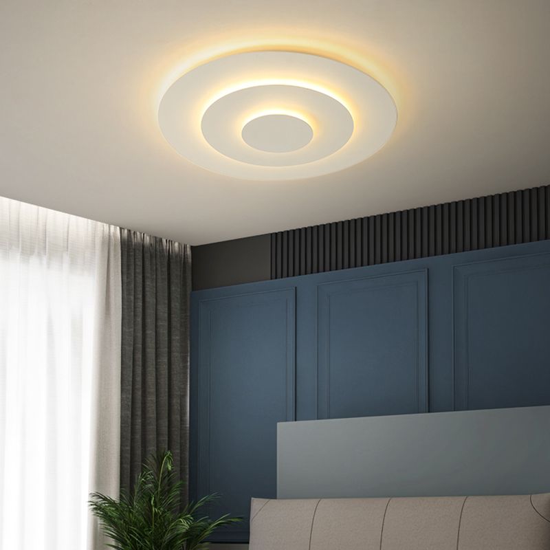 Modern Round LED Ceiling Light Dimmable for Bedroom & Living Room
