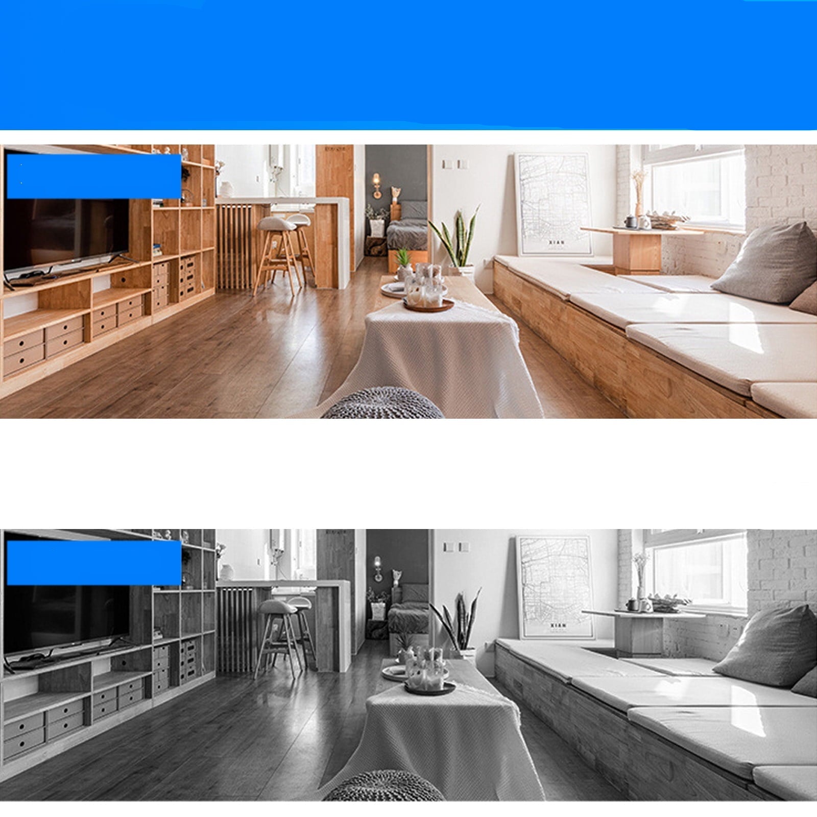 Mini wifi security camera with night vision and sd card storage