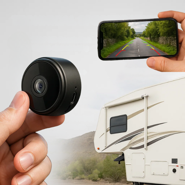 HD Wireless Rear View Camera Easy Install, Waterproof, Night Vision for RVs & Trucks