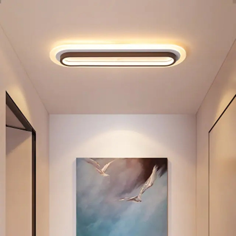 Scandinavian LED Ceiling Light Minimalist Round Design for Home Interiors
