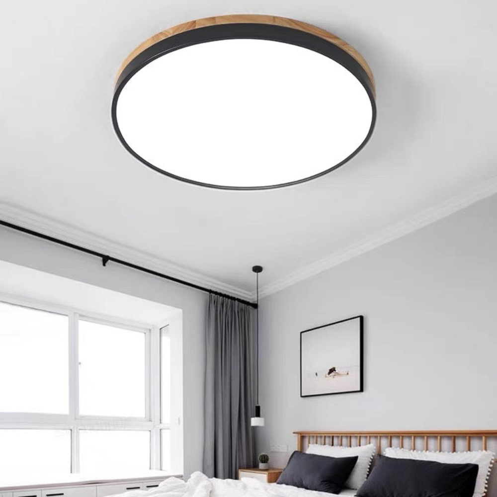 Flush Mount Ceiling Light Round Disc Design for Modern Interiors