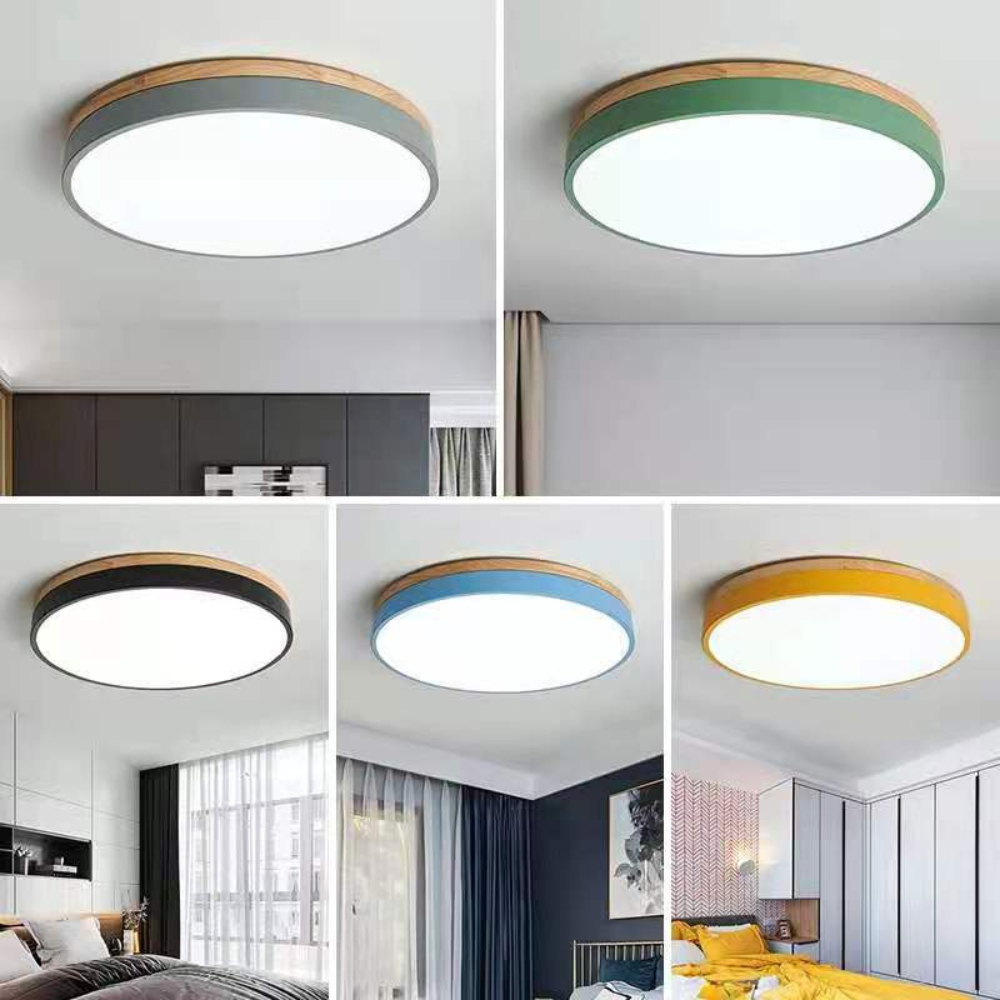 Flush Mount Ceiling Light Round Disc Design for Modern Interiors