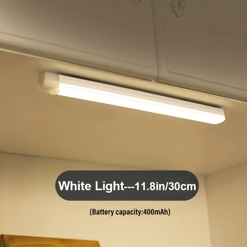 Wireless LED Motion Sensor Light Strip Rechargeable Cabinet Light with Motion Sensor