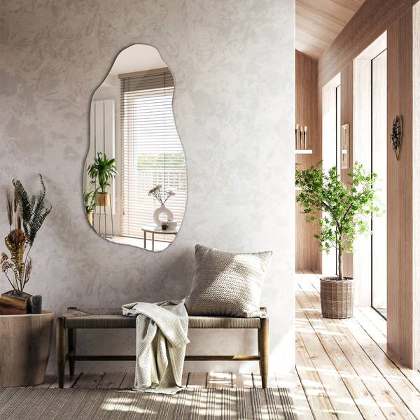 Decoratieve Druppelvormige Wandspiegel