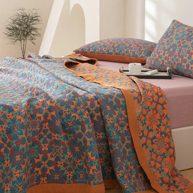 Wendequilt met patroon in laagjesstructuur