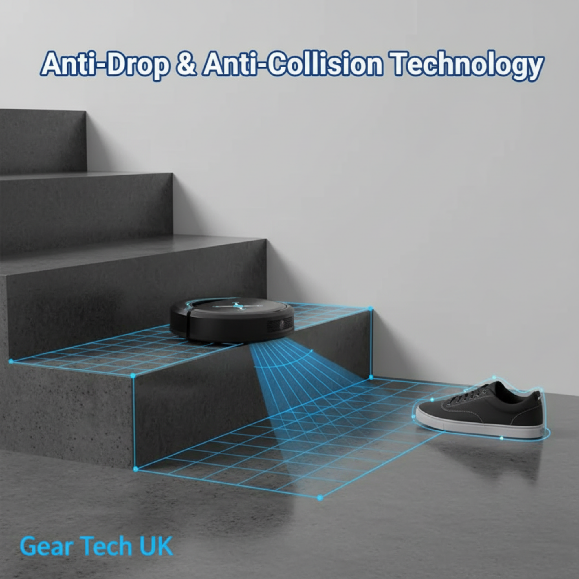 Automatic Robot Vacuum Cleaner 3-in-1 Floor Cleaning with Long Battery Life