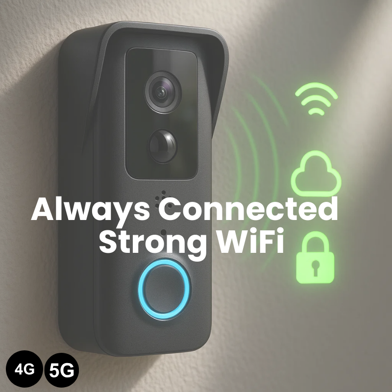 Smart Video Doorbell Camera Motion Alerts & Long Battery Life