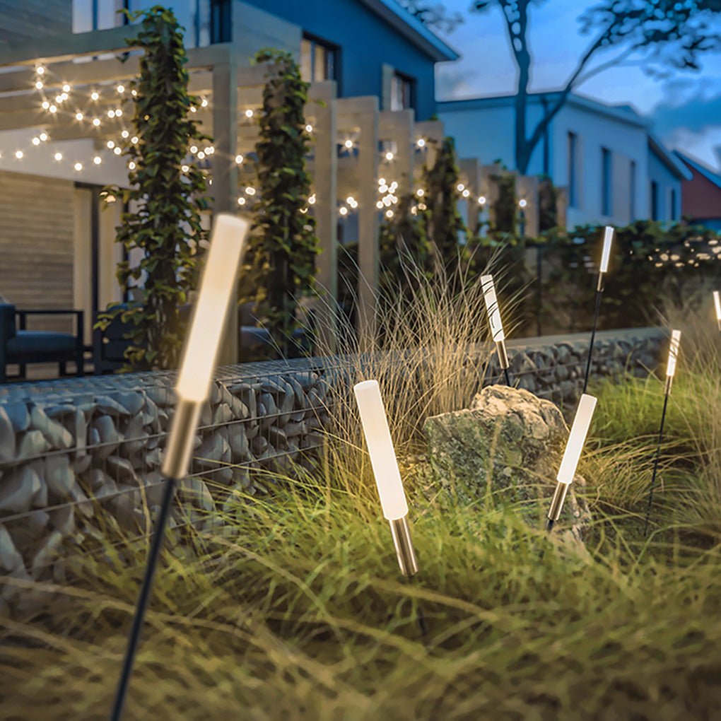 LumoReed Solar Tuinverlichting in Rietdesign