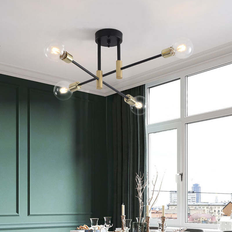 Modern LED Ceiling Light in Minimalist Design with Diffused Lighting