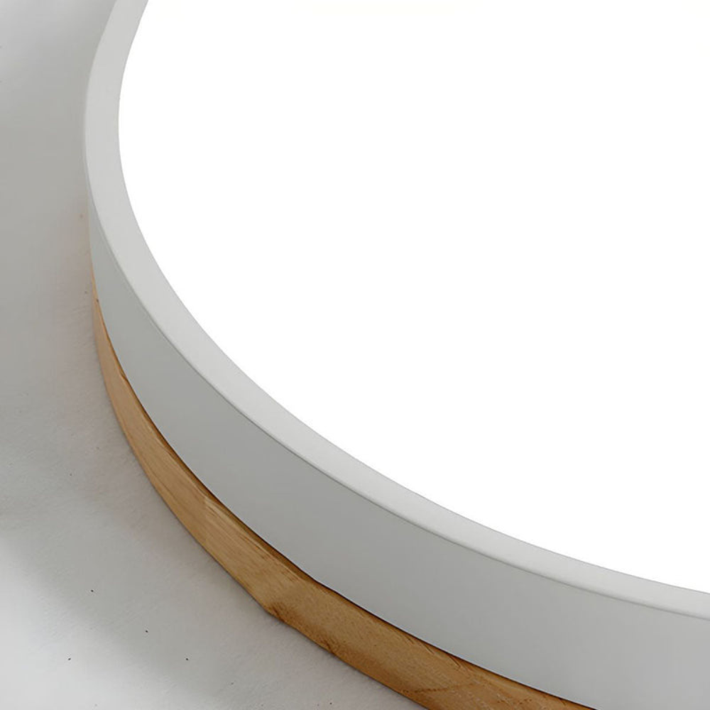 Flush Mount Ceiling Light Round Disc Design for Modern Interiors