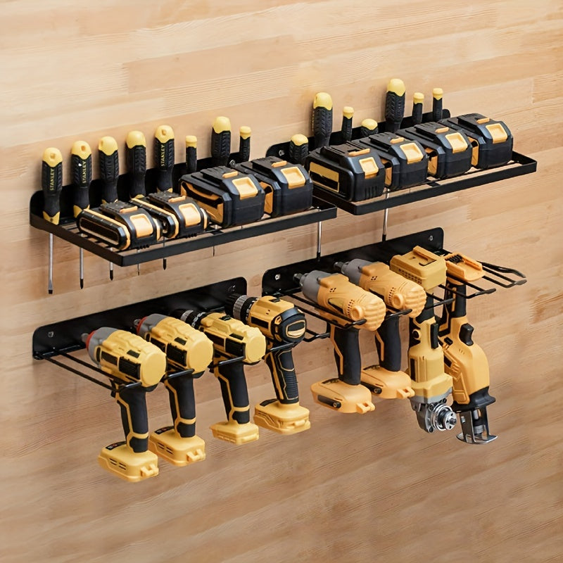 Wall Mounted Tool Organizer Pegboard Shelf for Garage & Workshop