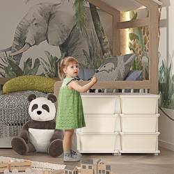 HOMCOM Kinderkamer Opbergboxen Set