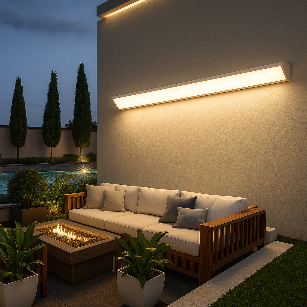 Terras beam waterproof wall lamp