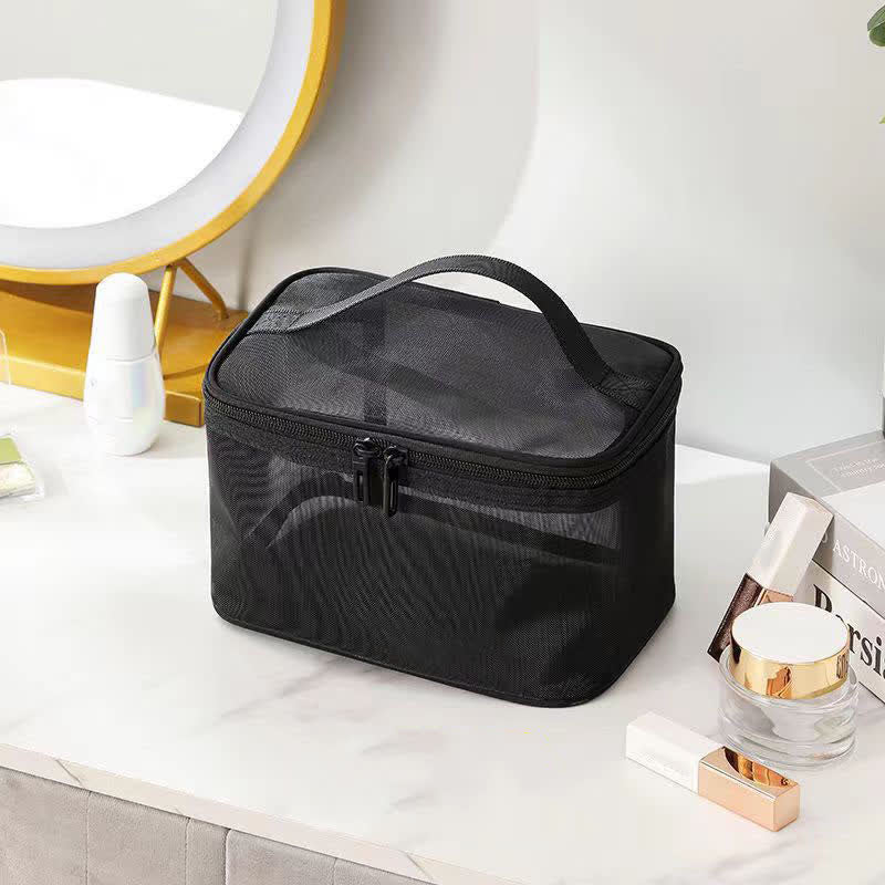 Mesh Storage Bag Hanging Organizer for Bathroom