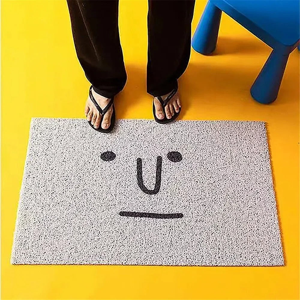 Emoji Mood Door Mat Playful Front Door Decor in Multiple Designs