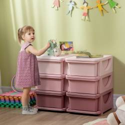 HOMCOM Kinderkamer Opbergboxen Set