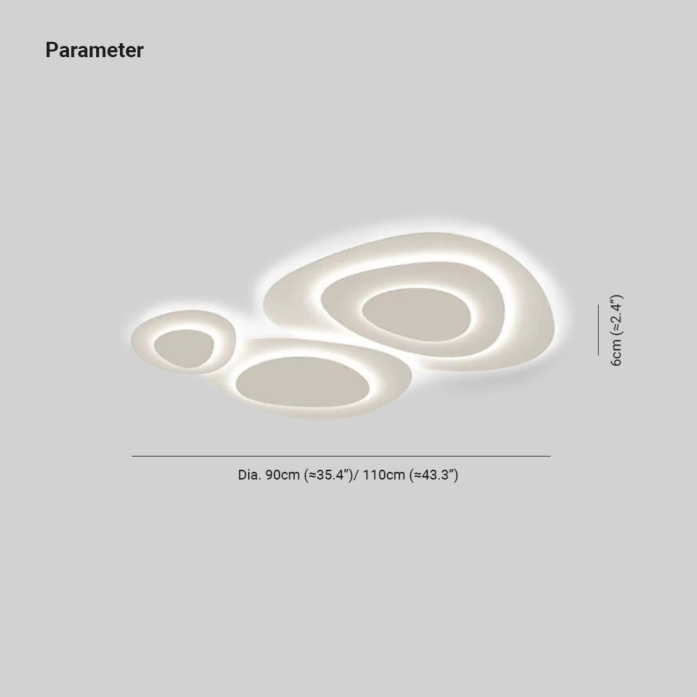 Modern LED Ceiling Light Dimmable Light for Elegant Home Décor