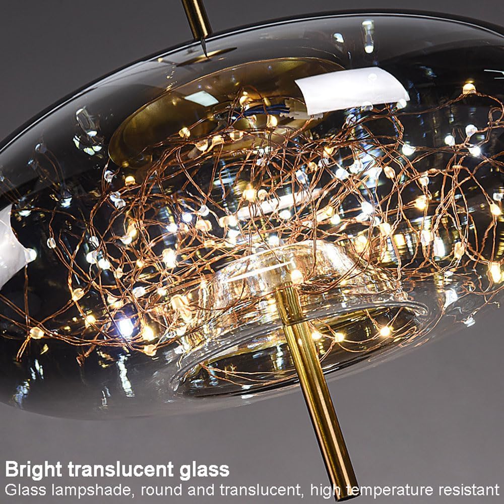 Pendant Light Glass Modern LED Ceiling Lamp