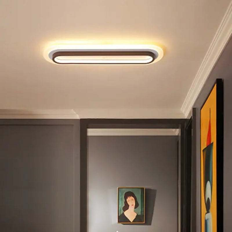 Scandinavian LED Ceiling Light Minimalist Round Design for Home Interiors
