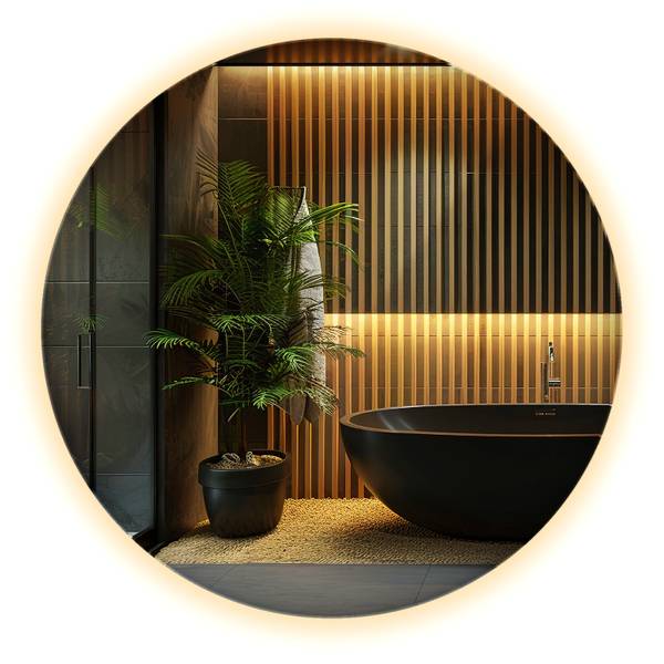 Rond LED Badkamerspiegel met Achterverlichting