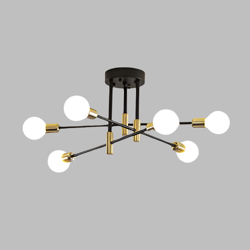 Modern LED Ceiling Light in Minimalist Design with Diffused Lighting