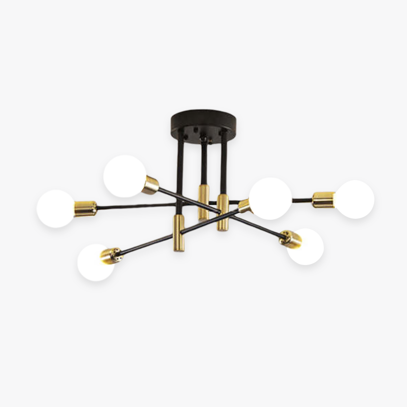 Modern LED Ceiling Light in Minimalist Design with Diffused Lighting