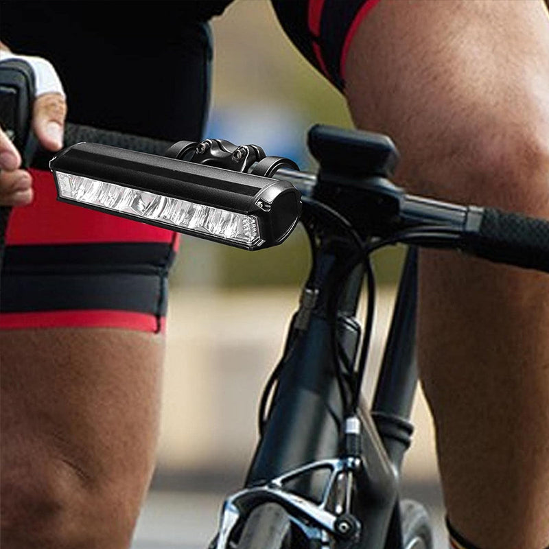 LED bike light with wide beam angle