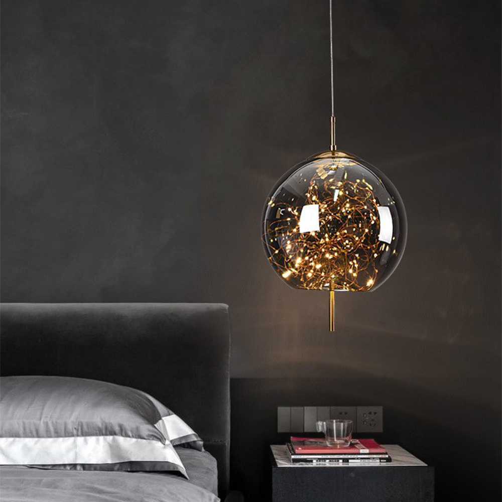 Pendant Light Glass Modern LED Ceiling Lamp