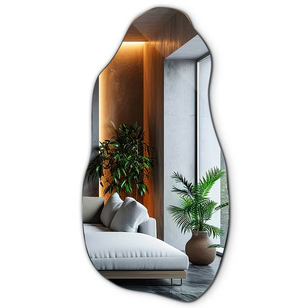 Decoratieve Druppelvormige Wandspiegel