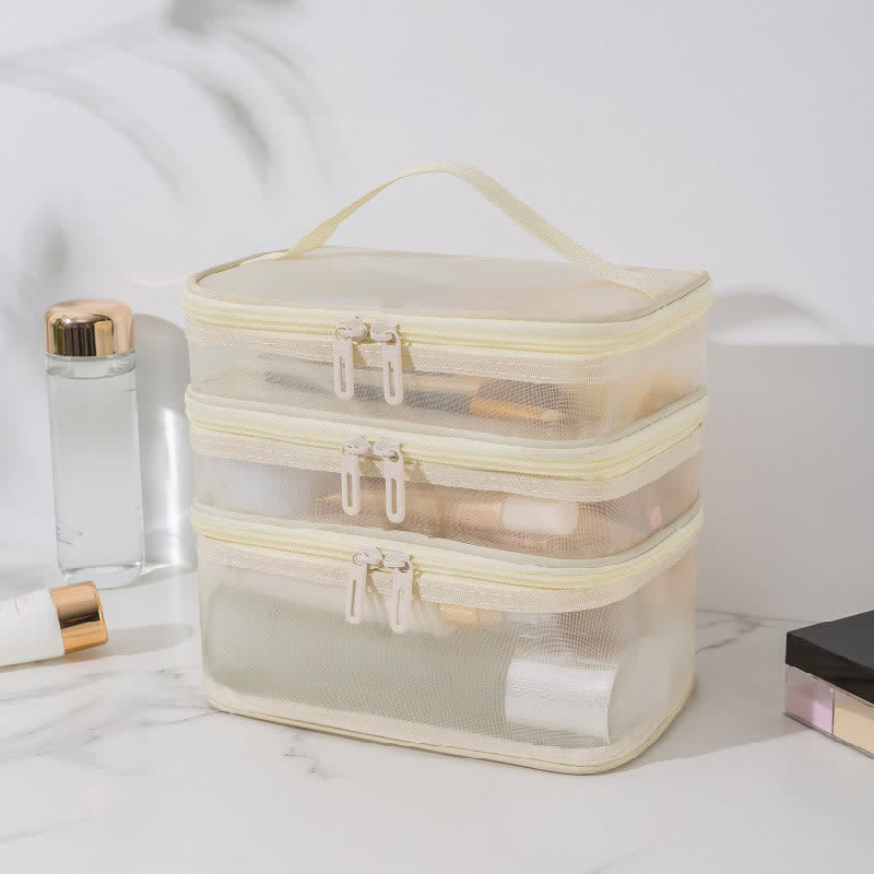 Mesh Storage Bag Hanging Organizer for Bathroom
